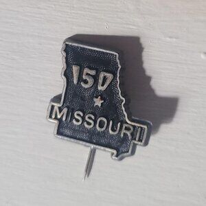 State Of Missouri 150th Anniversary Vintage 1971 Lapel Pin - Sesquicentennial MO